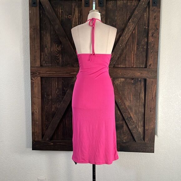 NWT ZAFUL Sleeveless Sexy Midi Halter Dresses Criss Cross Cami Party dress - Picture 8 of 12